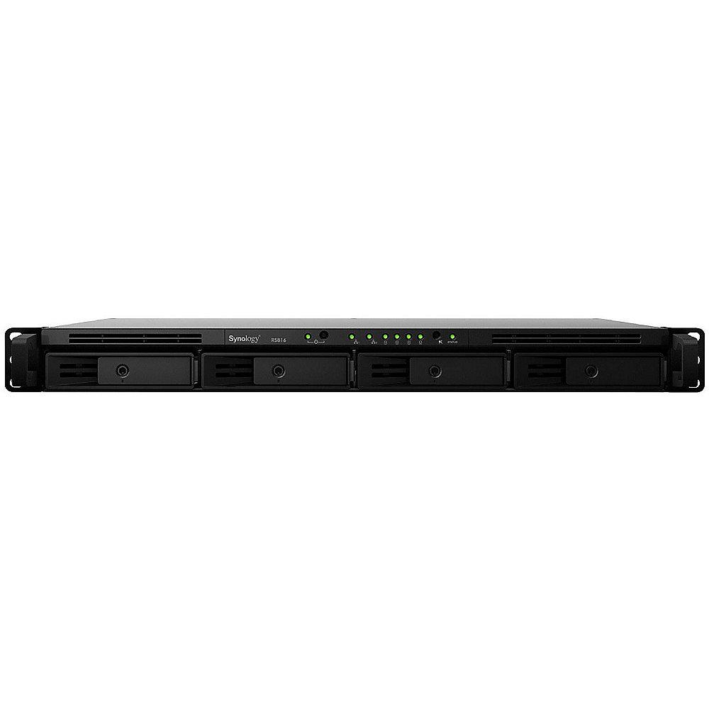 Synology RS816 NAS System 4-Bay 8TB inkl. 4x 2TB Seagate ST2000VN004, Synology, RS816, NAS, System, 4-Bay, 8TB, inkl., 4x, 2TB, Seagate, ST2000VN004