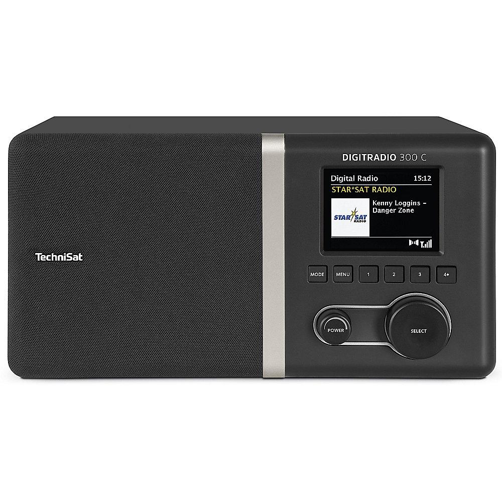 TechniSat DIGITRADIO 300 C DAB /UKW Radio, antrazit, mit Timer, TechniSat, DIGITRADIO, 300, C, DAB, /UKW, Radio, antrazit, Timer