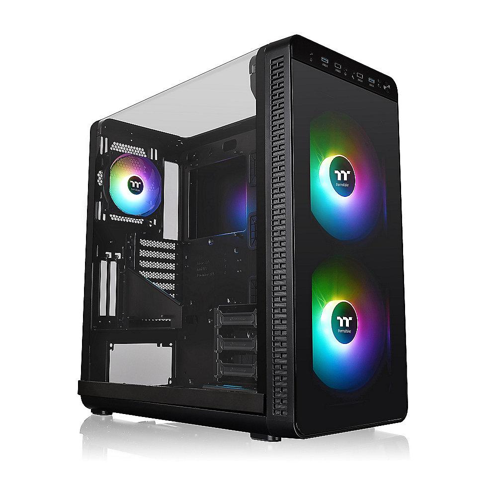 Thermaltake View 37 ARGB Pure Midi-Tower E-ATX Gehäuse schwarz L-Typ Seitenteil, Thermaltake, View, 37, ARGB, Pure, Midi-Tower, E-ATX, Gehäuse, schwarz, L-Typ, Seitenteil