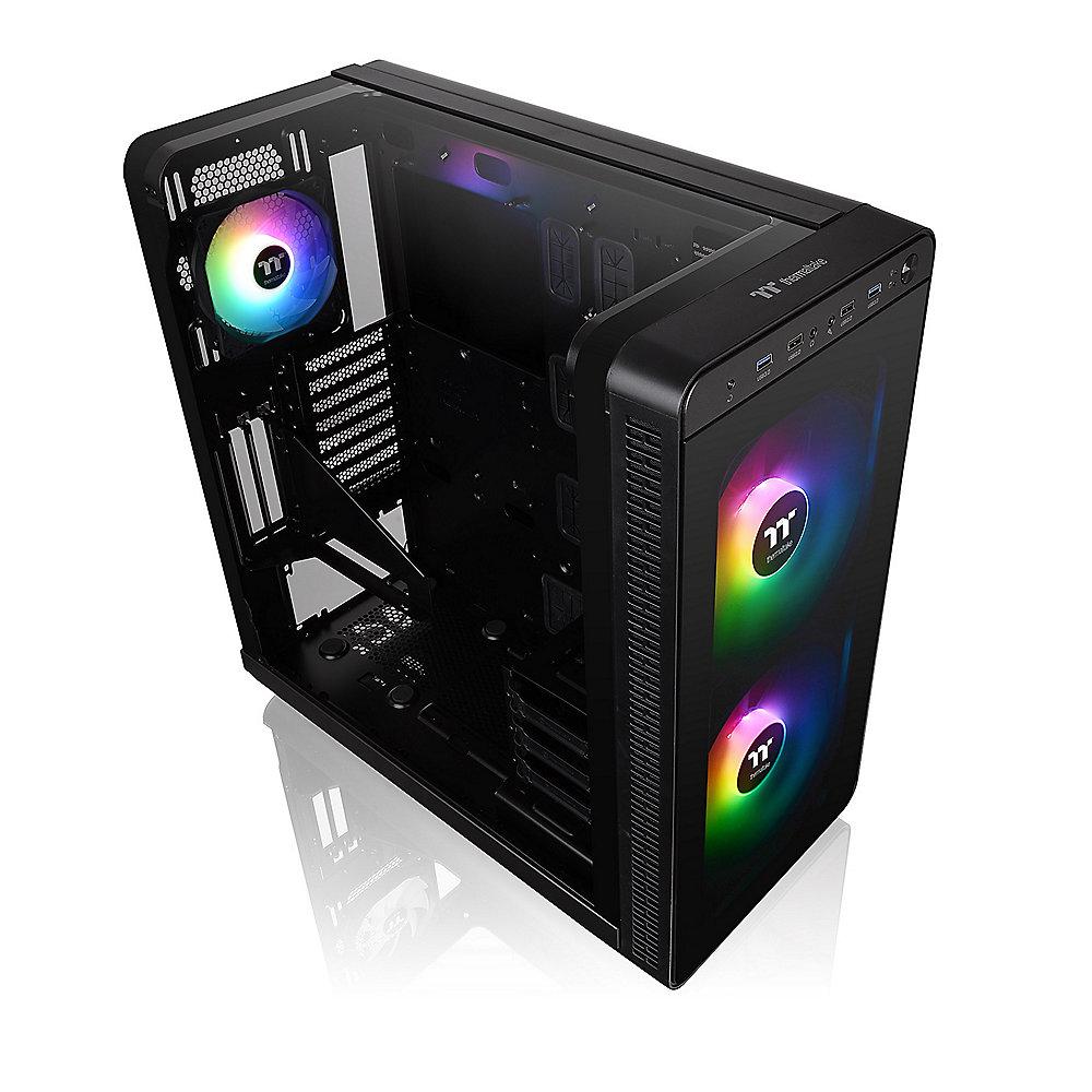 Thermaltake View 37 ARGB Pure Midi-Tower E-ATX Gehäuse schwarz L-Typ Seitenteil, Thermaltake, View, 37, ARGB, Pure, Midi-Tower, E-ATX, Gehäuse, schwarz, L-Typ, Seitenteil