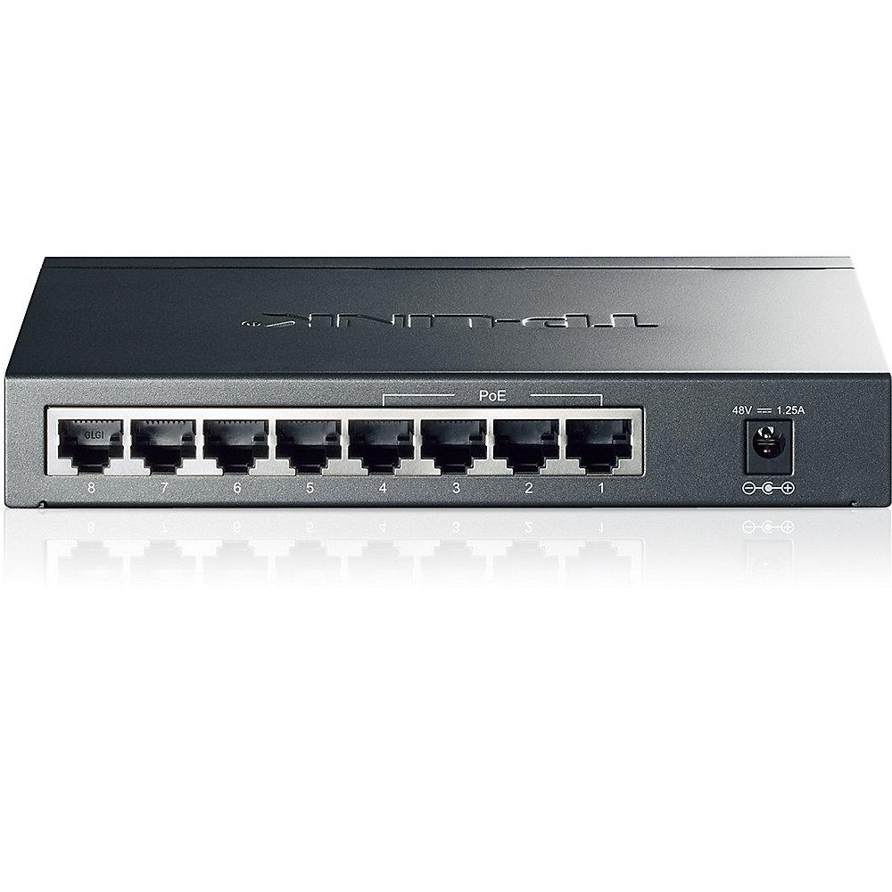 TP-LINK TL-SG1008P 8x Port Desktop Gigabit unmanaged Switch mit 4x PoE