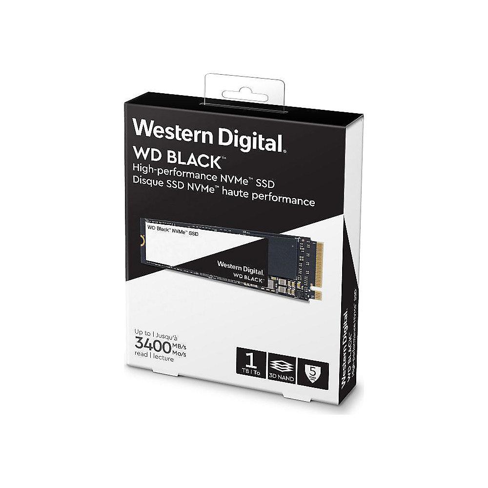 WD Black High-Performance NVMe SSD M.2 PCIe 1TB, WD, Black, High-Performance, NVMe, SSD, M.2, PCIe, 1TB