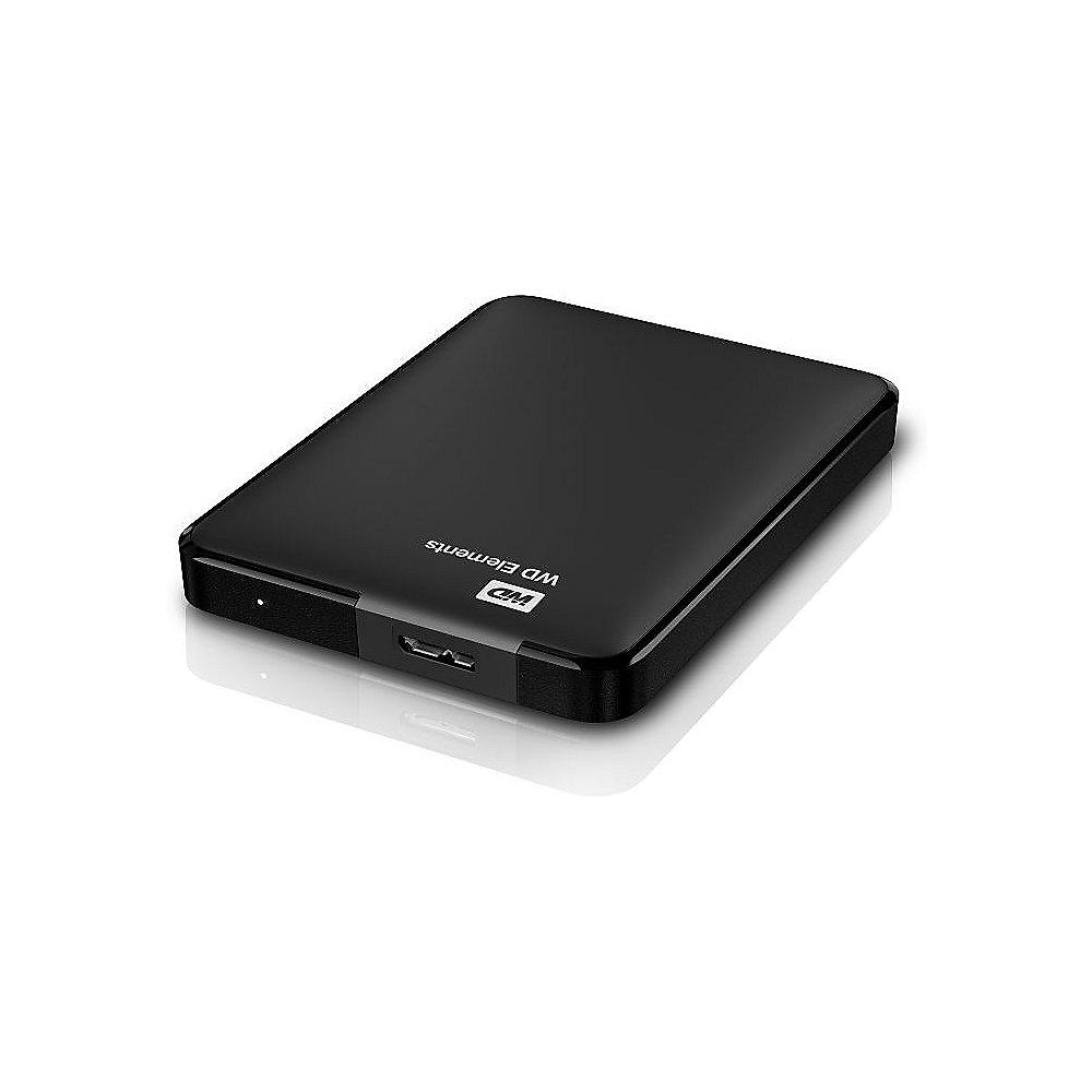 WD Elements Portable USB3.0 1TB 2.5zoll Black, WD, Elements, Portable, USB3.0, 1TB, 2.5zoll, Black