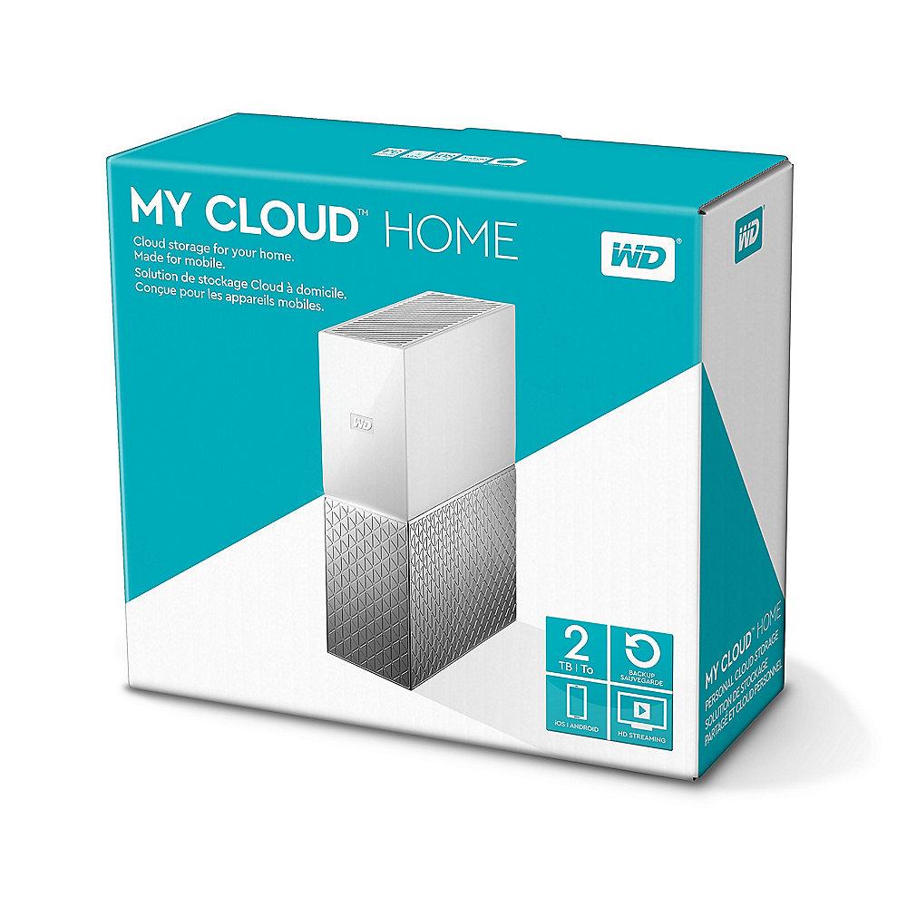WD My Cloud Home 4TB externe Festplatte mit Online-Zugriff und Backup-Funktion, WD, My, Cloud, Home, 4TB, externe, Festplatte, Online-Zugriff, Backup-Funktion