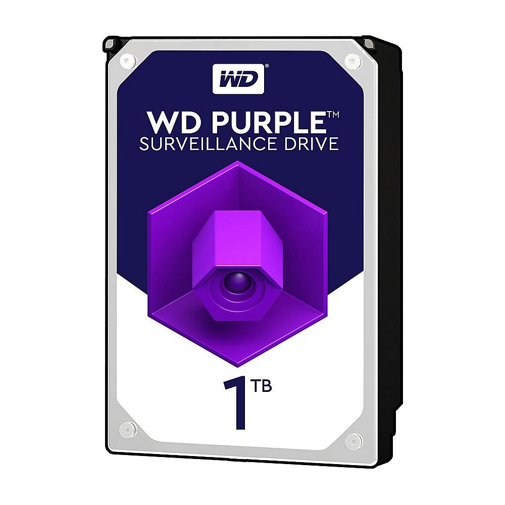 WD Purple WD10PURZ - 1TB 5400rpm 64MB 3,5 Zoll SATA600, WD, Purple, WD10PURZ, 1TB, 5400rpm, 64MB, 3,5, Zoll, SATA600