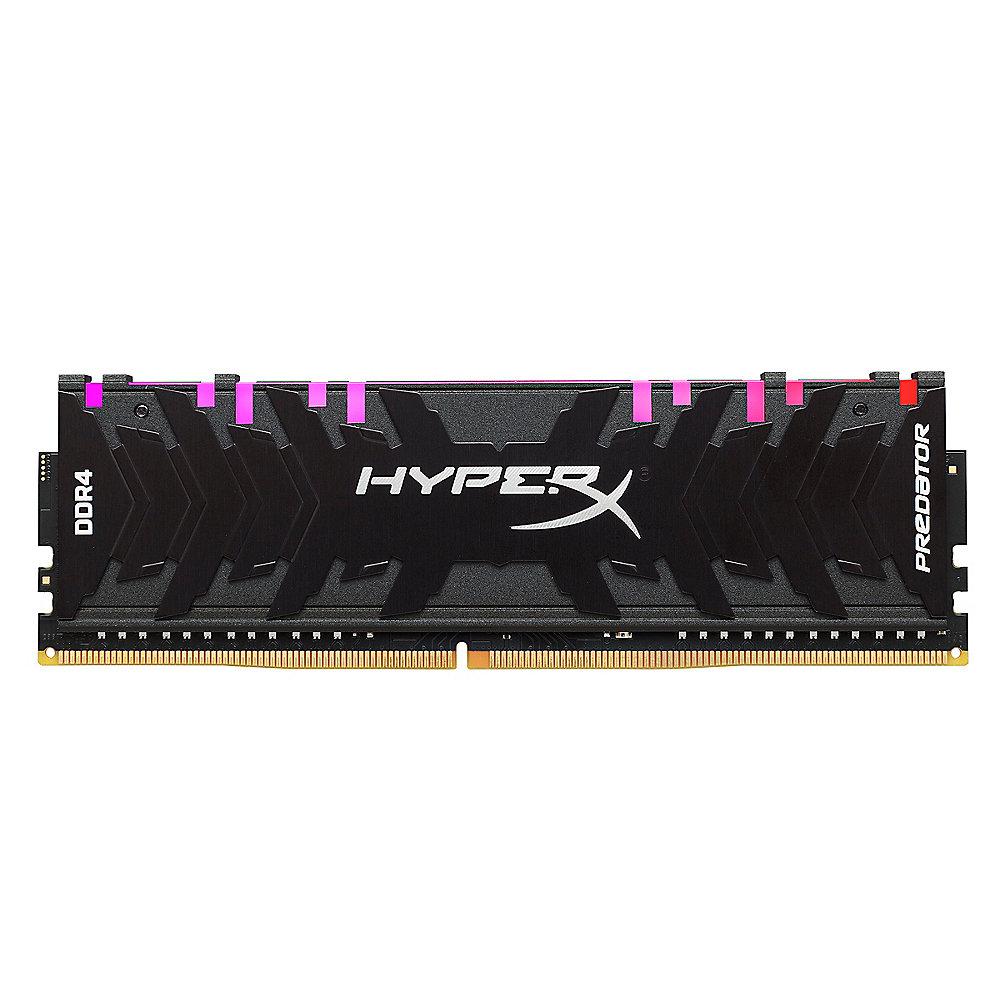 16GB (2x8GB) HyperX Predator RGB DDR4-2933 CL15 RAM Arbeitsspeicher, 16GB, 2x8GB, HyperX, Predator, RGB, DDR4-2933, CL15, RAM, Arbeitsspeicher