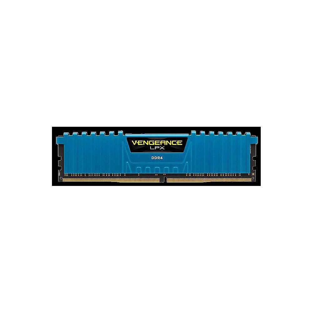 32GB (4x8GB) Corsair Vengeance LPX Blue DDR4-2400 RAM CL14 (14-16-16-31)