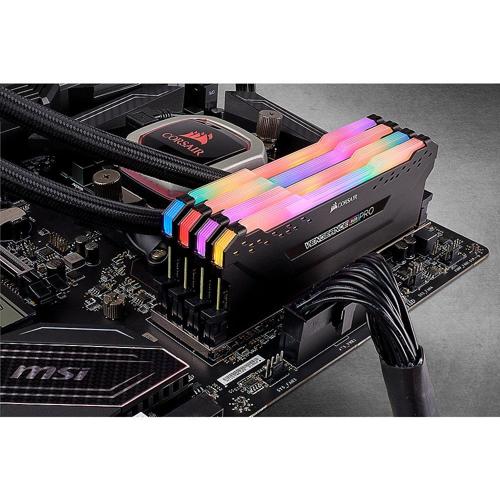 32GB (4x8GB) Corsair Vengeance RGB PRO DDR4-3466 RAM CL16 (16-18-18-36) Kit, 32GB, 4x8GB, Corsair, Vengeance, RGB, PRO, DDR4-3466, RAM, CL16, 16-18-18-36, Kit