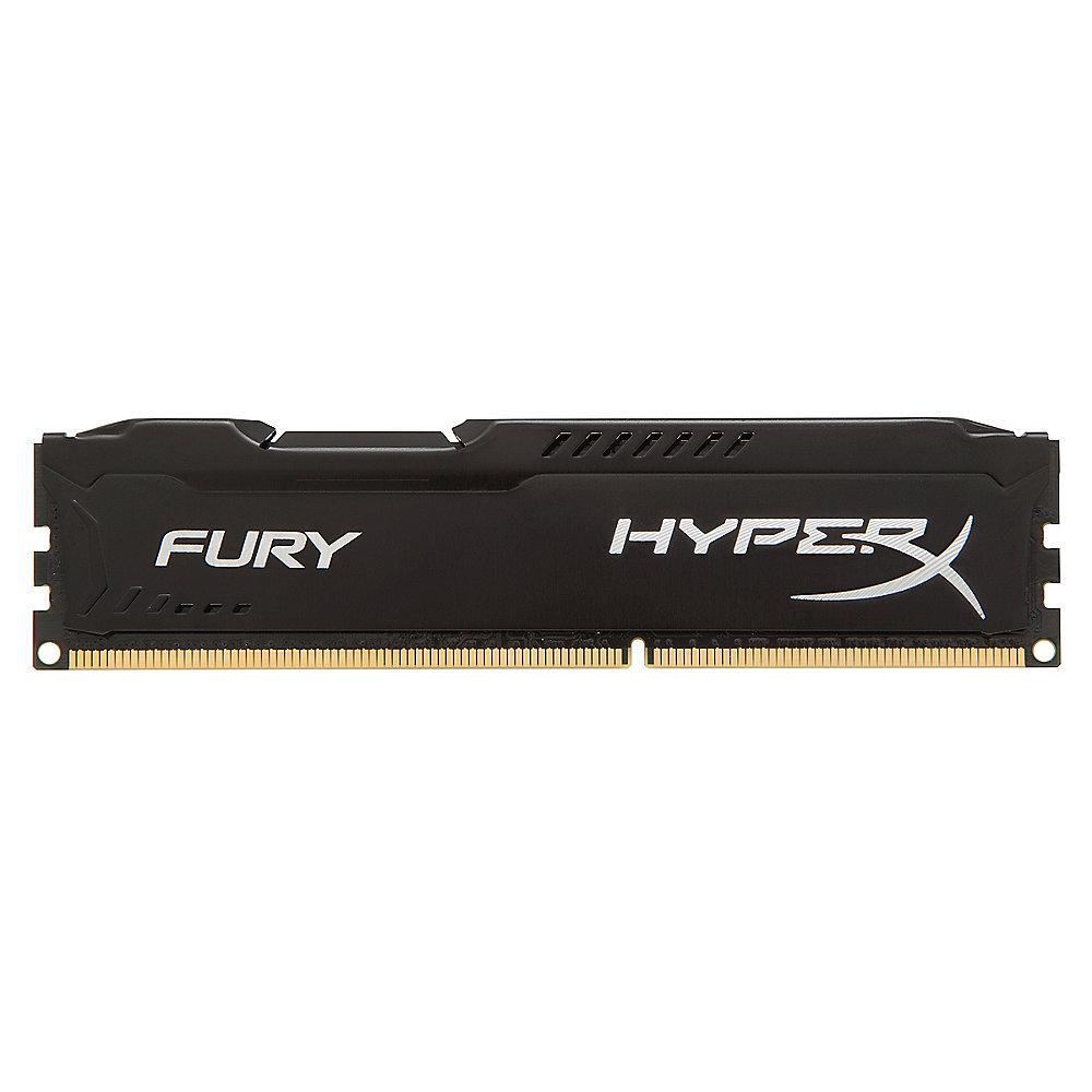4GB HyperX Fury schwarz DDR3-1600 CL10 RAM, 4GB, HyperX, Fury, schwarz, DDR3-1600, CL10, RAM