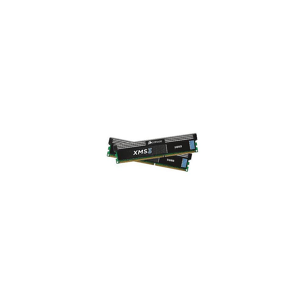 8GB (2x4GB) Corsair XMS3 DDR3-1600 CL9 (9-9-9-24) DIMM-Kit, 8GB, 2x4GB, Corsair, XMS3, DDR3-1600, CL9, 9-9-9-24, DIMM-Kit