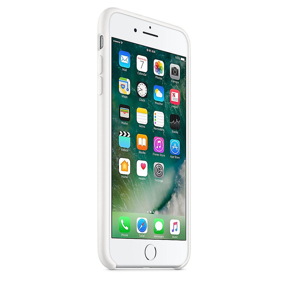 Apple Original iPhone 7 Plus Silikon Case-Weiß
