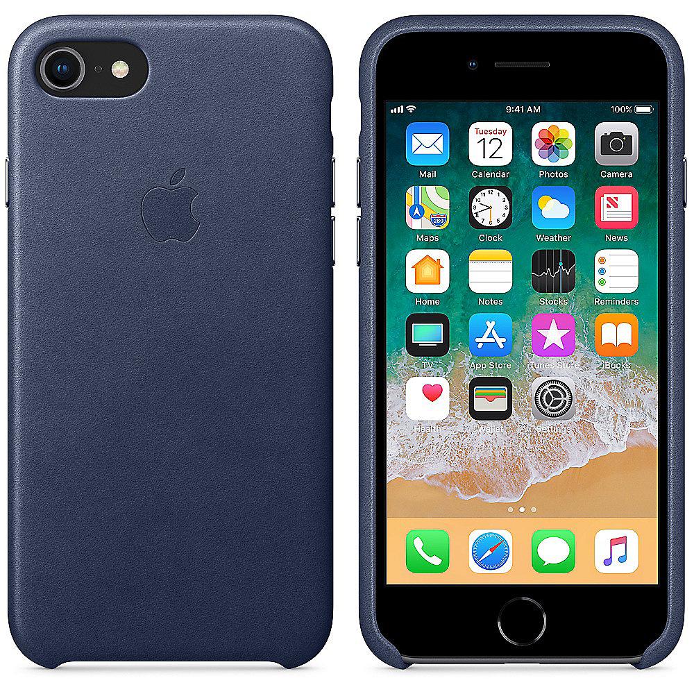 Apple Original iPhone 8 / 7 Leder Case-Mitternachtsblau