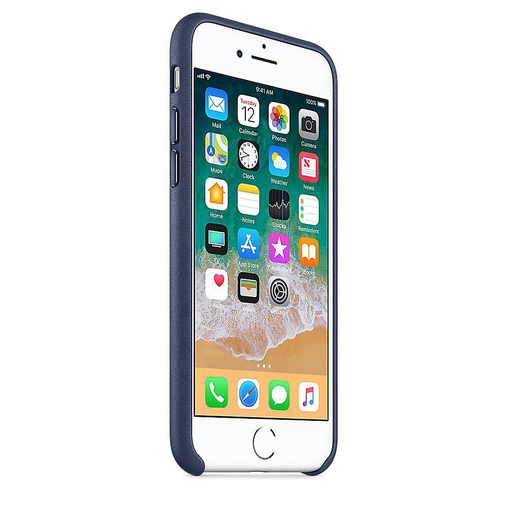 Apple Original iPhone 8 / 7 Leder Case-Mitternachtsblau