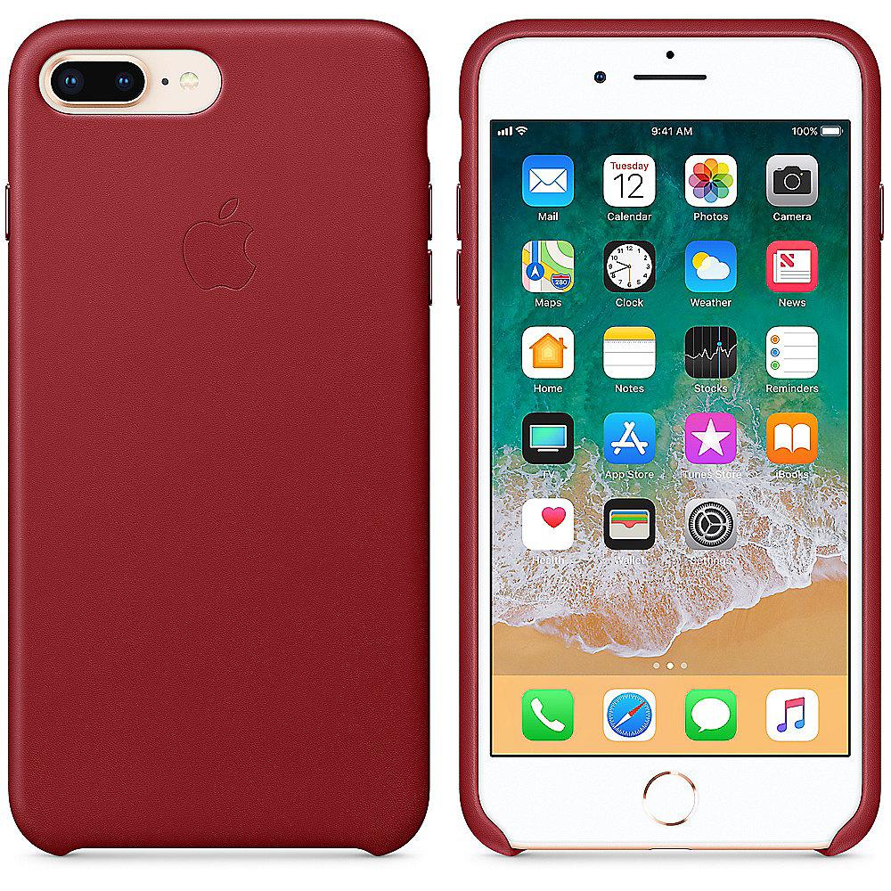 Apple Original iPhone 8 / 7 Plus Leder Case-(PRODUCT)RED
