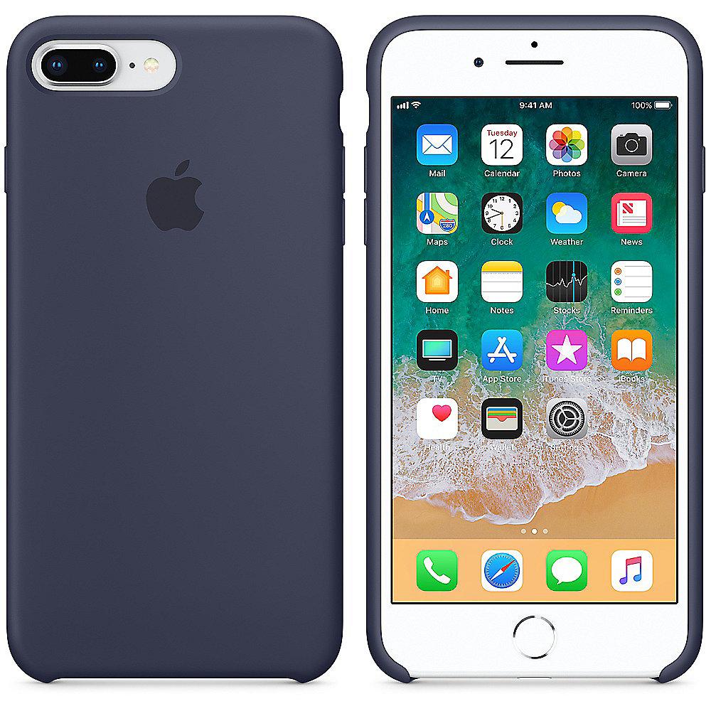 Apple Original iPhone 8 / 7 Plus Silikon Case-Mitternachtsblau