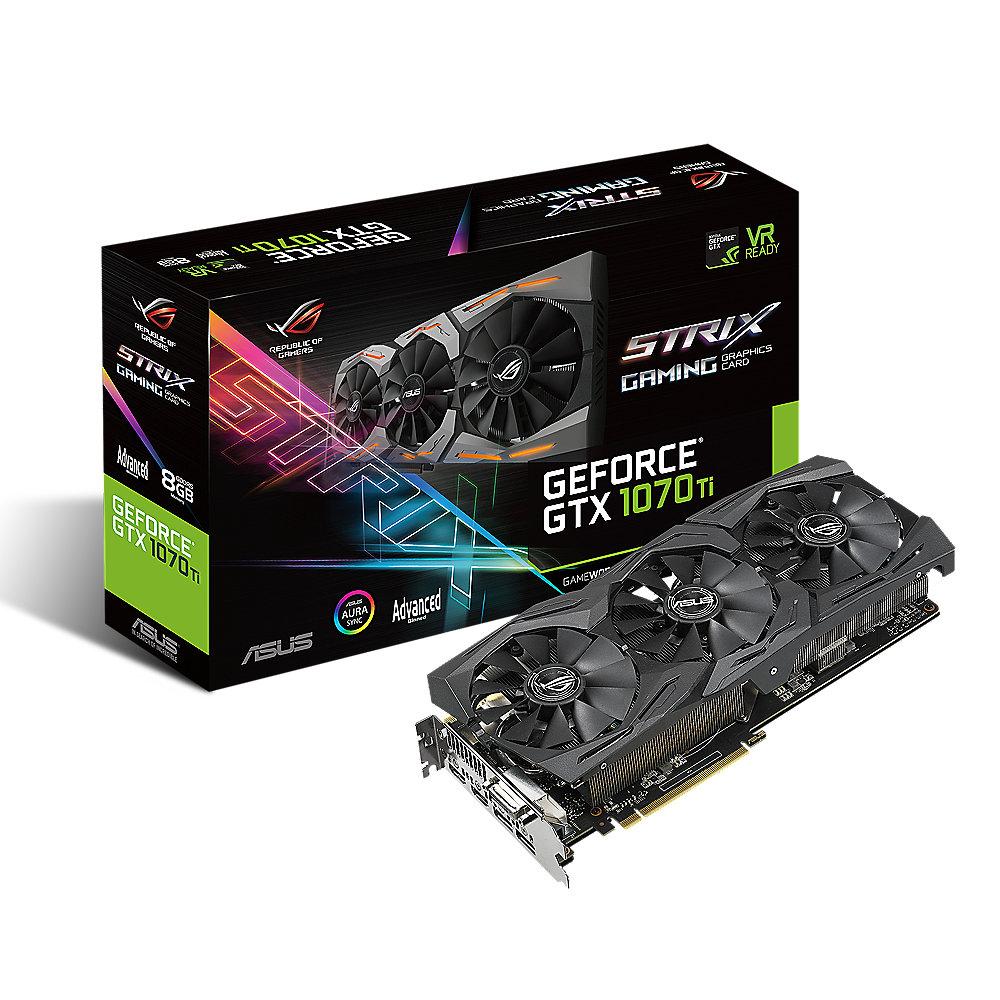 Asus GeForce GTX 1070Ti Strix ROG Adv. Gaming 8GB GDDR5 Grafikkarte