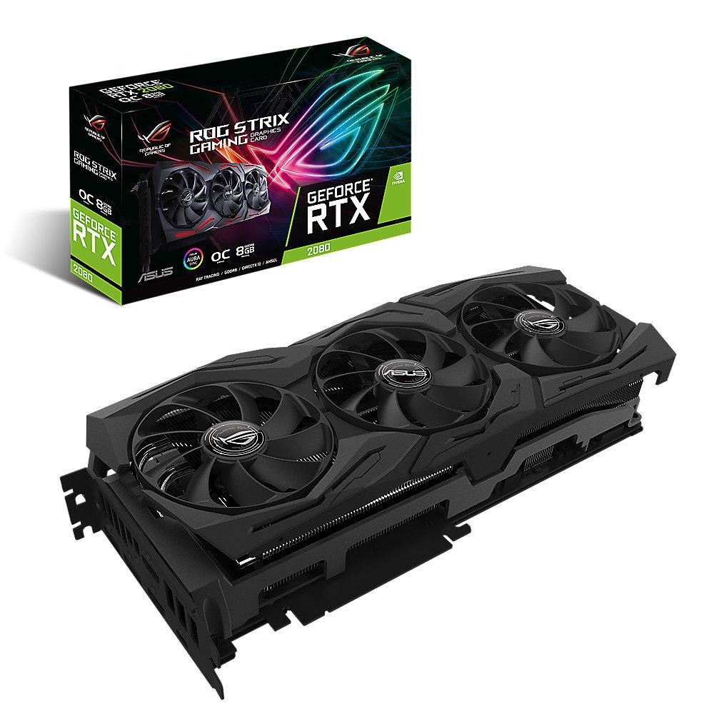 Asus GeForce RTX 2080 ROG Strix OC 8 GB GDDR6 Grafikkarte 2xDP/2xHDMI/USB