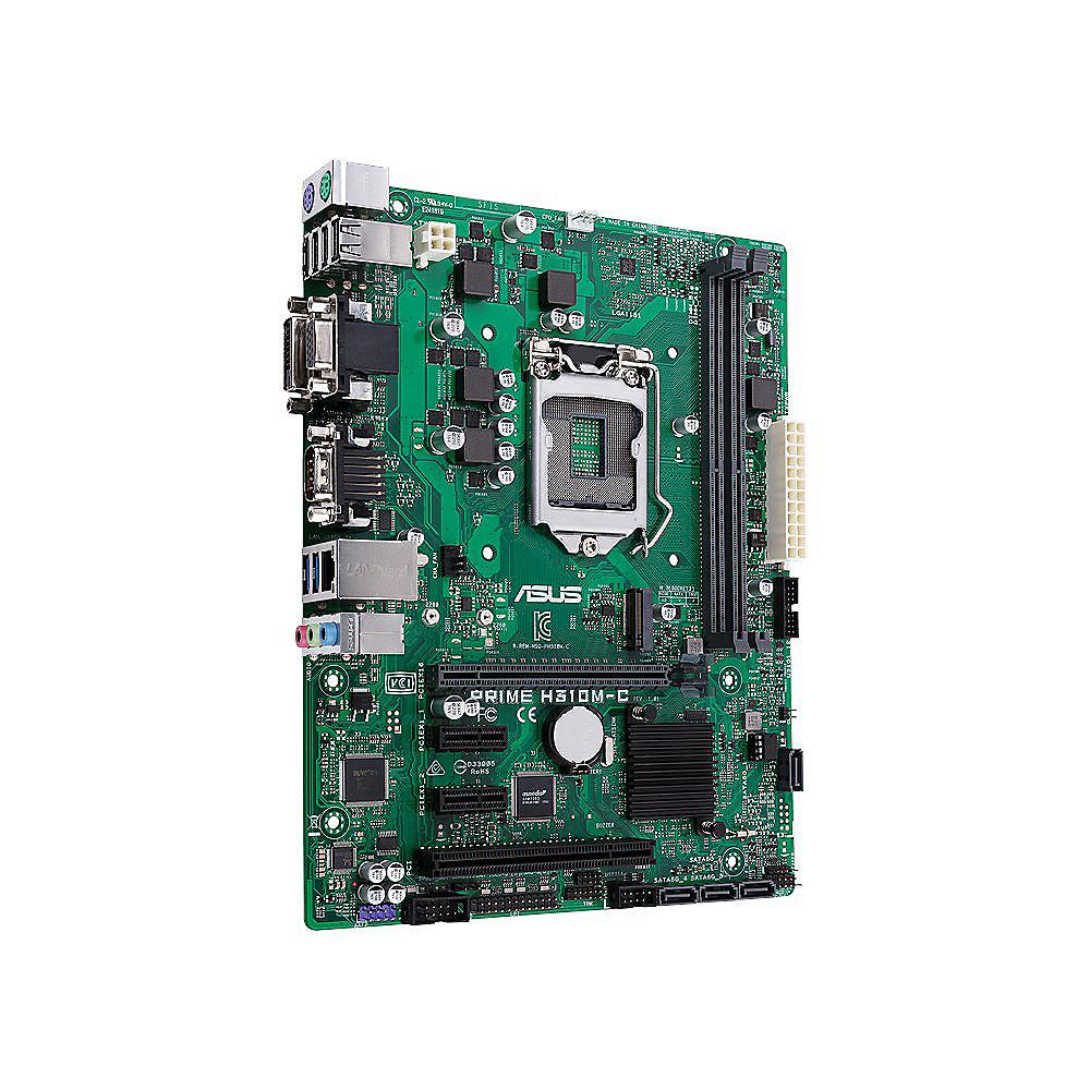 ASUS Prime H310M-C mATX Mainboard Sockel 1151 DVI/VGA/M.2/COM/USB3.1 (Gen 1)