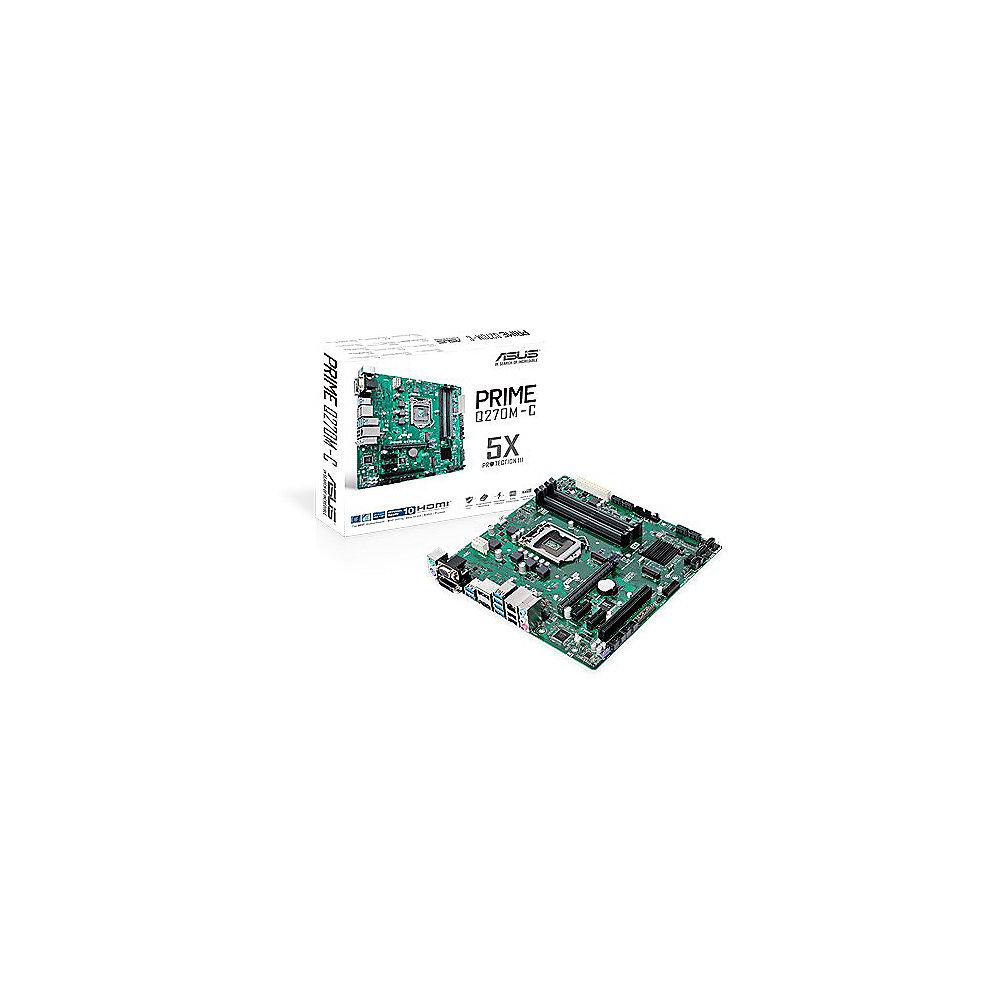 ASUS PRIME Q270M-C/CSM mATX Mainboard 1151 DVI/HDMI/DP/M.2/USB3.1, ASUS, PRIME, Q270M-C/CSM, mATX, Mainboard, 1151, DVI/HDMI/DP/M.2/USB3.1