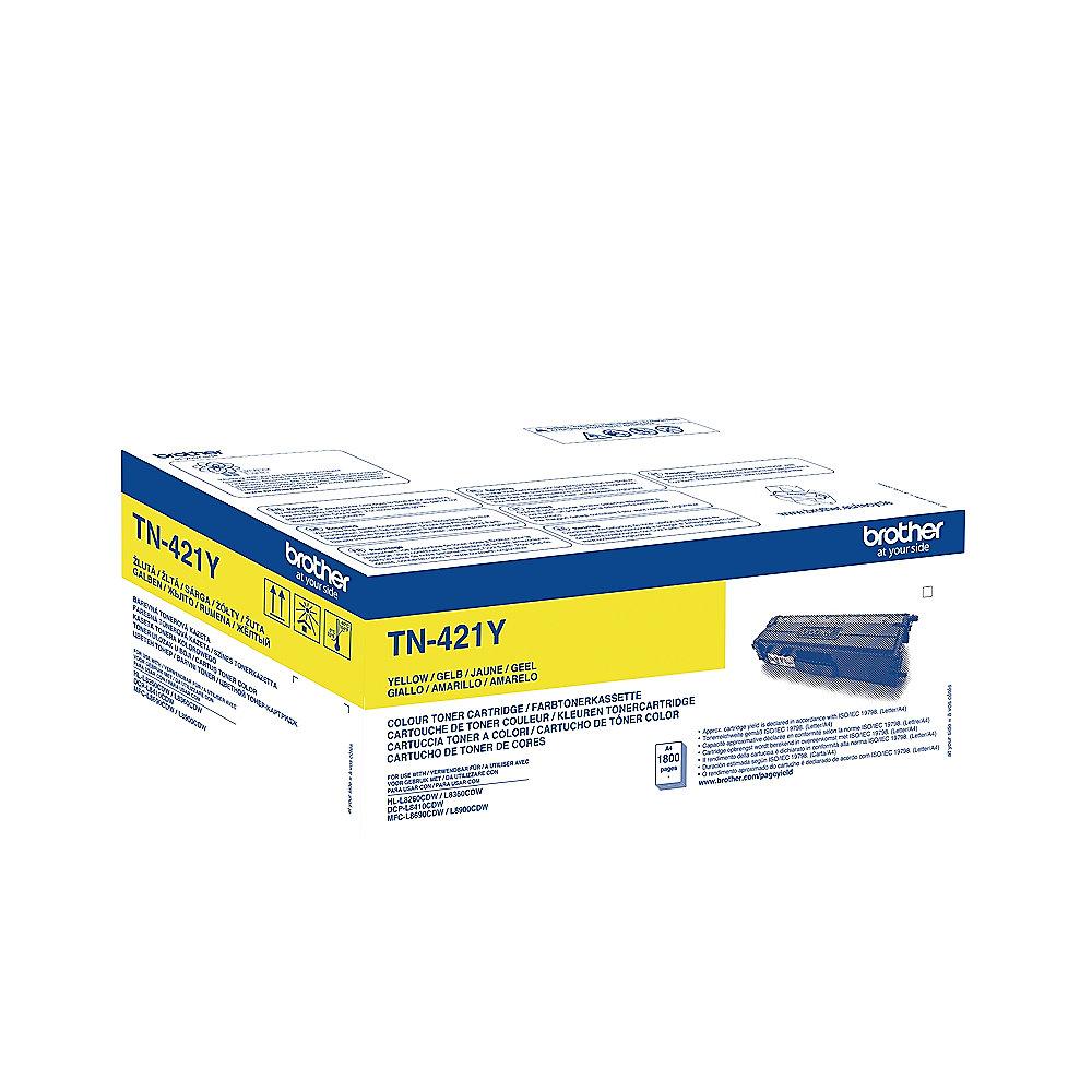 Brother TN-421Y Toner gelb 1.800 Seiten