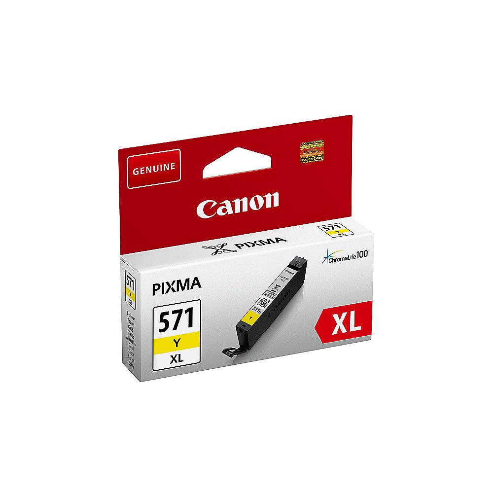 Canon CLI-571Y XL Original Druckerpatrone Gelb hohe Kapazität 0334C001