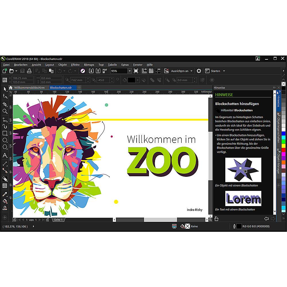 CorelDRAW Graphics Suite 2018 Upgrade Box, Englisch, CorelDRAW, Graphics, Suite, 2018, Upgrade, Box, Englisch