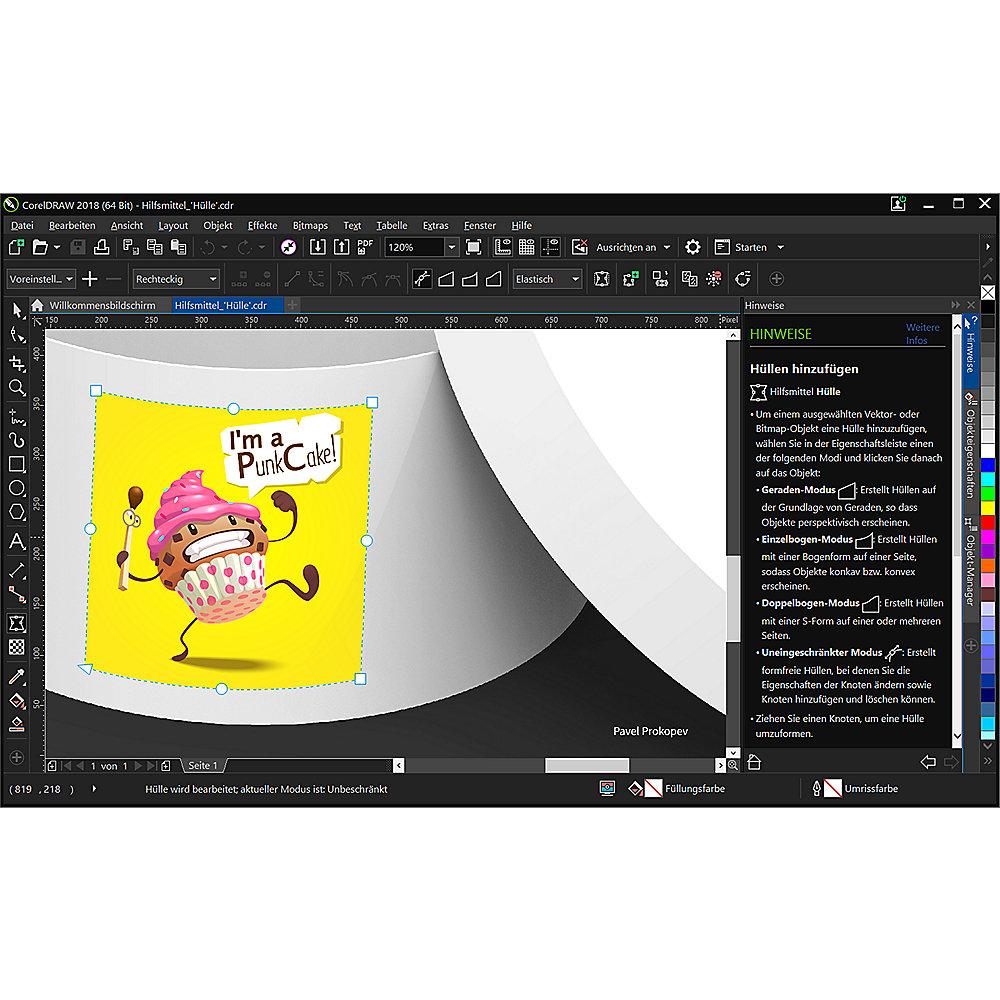 CorelDRAW Graphics Suite 2018 Upgrade Box, Englisch, CorelDRAW, Graphics, Suite, 2018, Upgrade, Box, Englisch