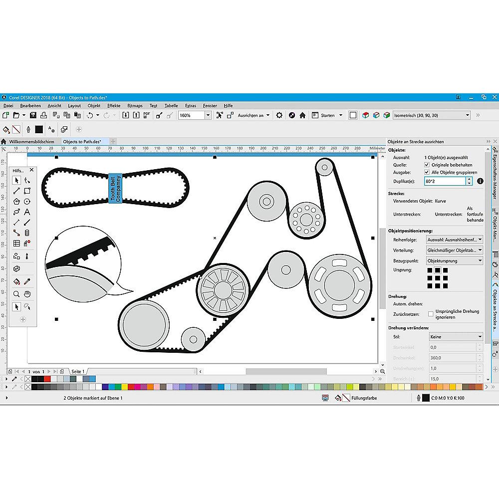 CORELDRAW Technical Suite 2018 1 User 251  Enterprise Upgrade Lizenz ML 1J MTN