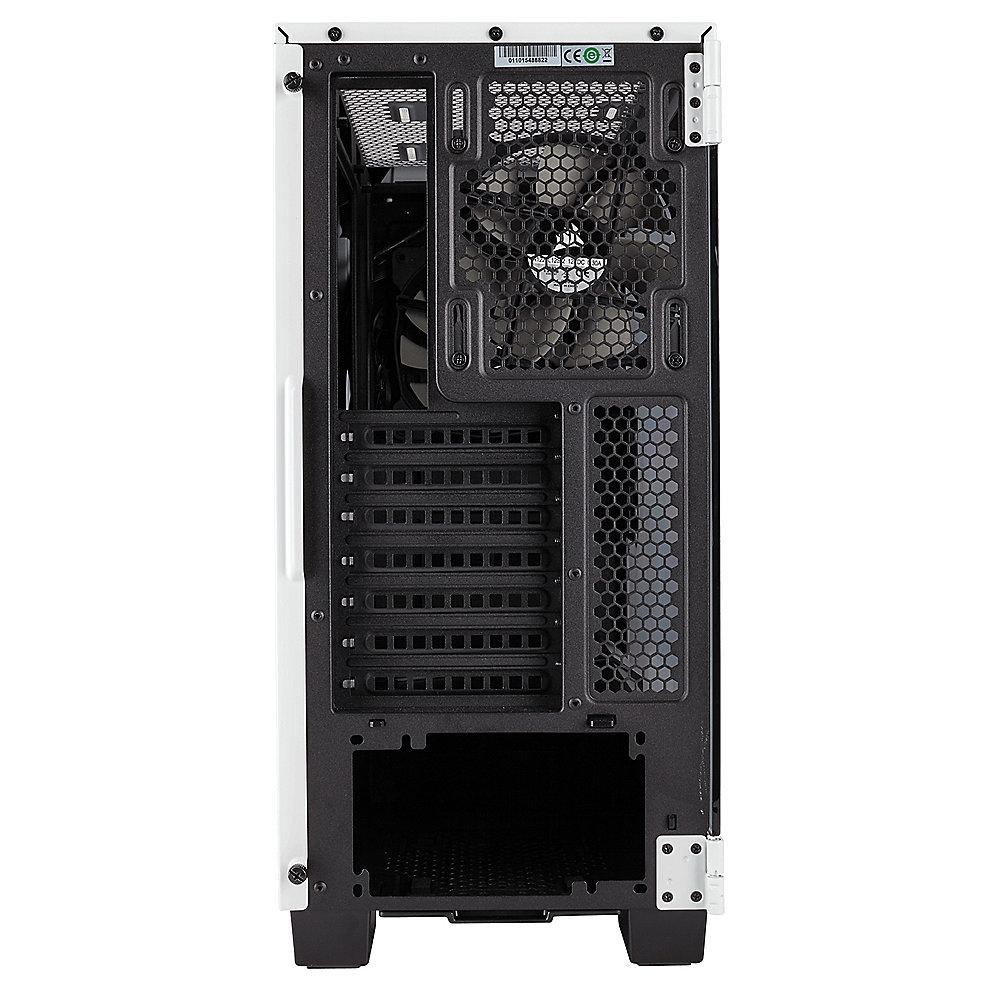 Corsair Carbide Clear 400C Weiß Midi Tower Gehäuse mit Seitenfenster