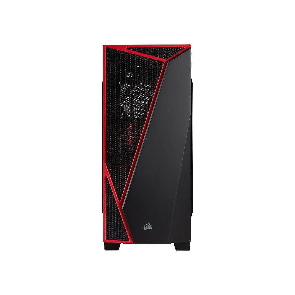 Corsair Carbide SPEC-04 LED Schwarz/Rot Midi Tower Gaming Gehäuse m. Fenster