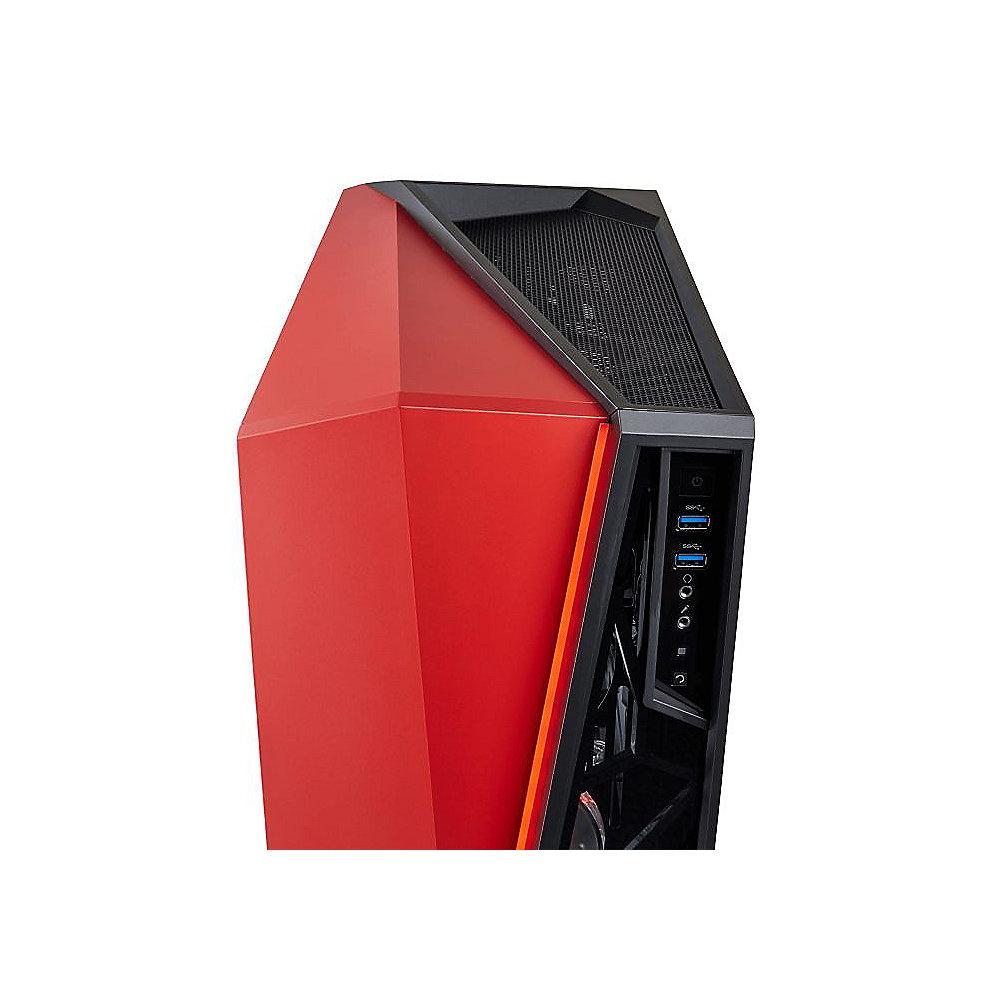 Corsair Carbide SPEC-OMEGA Rot/Schwarz Midi Tower Gaming Gehäuse m. Fenster o.N.