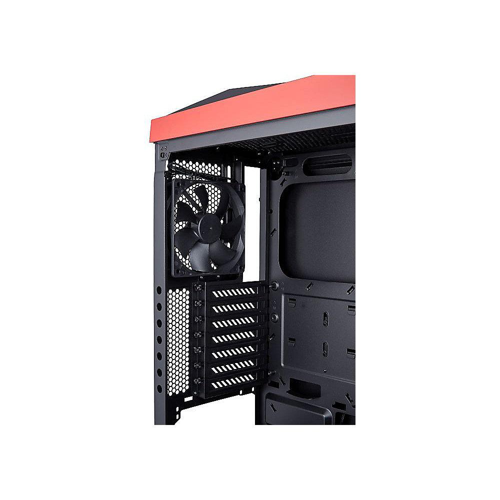 Corsair Carbide SPEC-OMEGA Rot/Schwarz Midi Tower Gaming Gehäuse m. Fenster o.N.