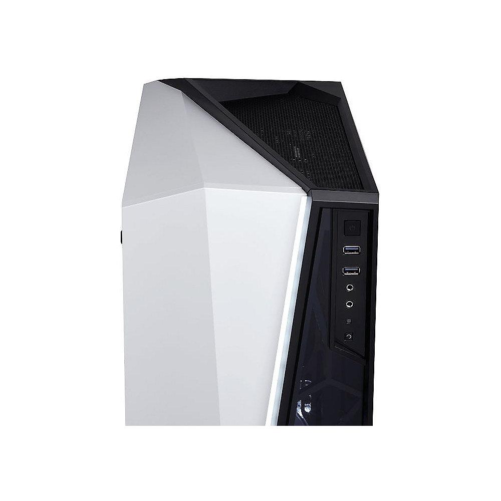 Corsair Carbide SPEC-OMEGA Weiß/Schwarz Midi Tower Gaming Gehäuse m. Fenster o.N