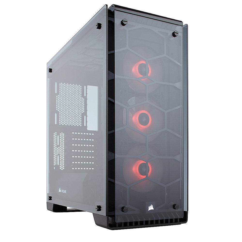 Corsair Crystal 570X RGB Midi Tower ATX Gehäuse mit gehärtetem Glas Schwarz