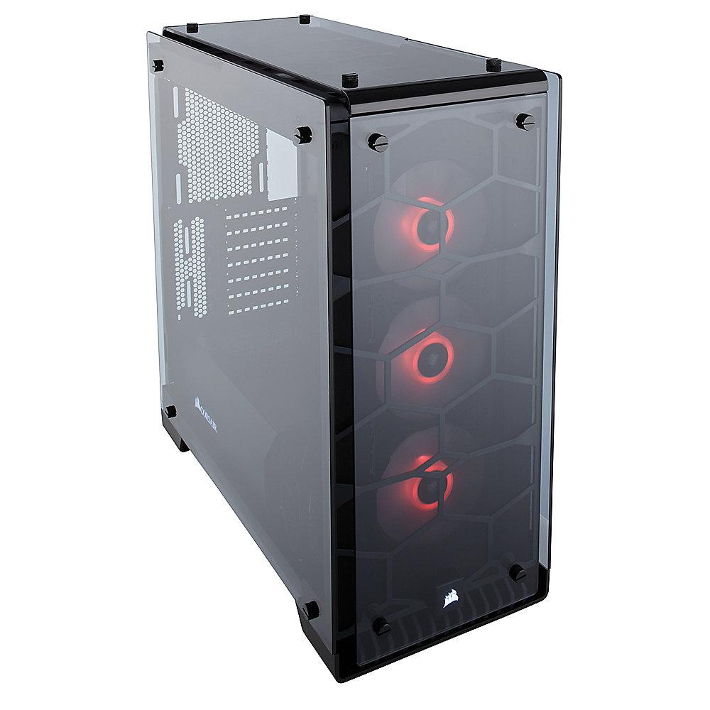 Corsair Crystal 570X RGB Midi Tower ATX Gehäuse mit gehärtetem Glas Schwarz