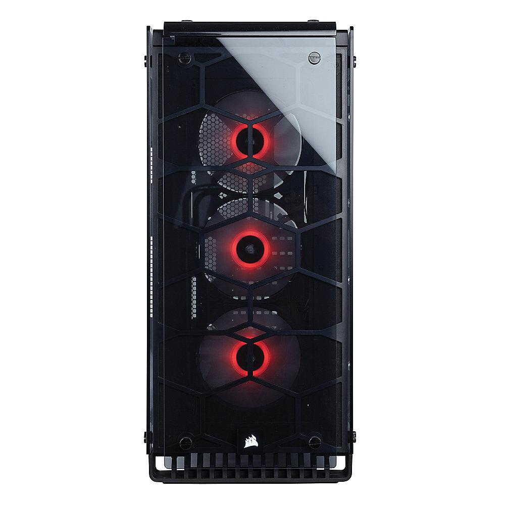 Corsair Crystal 570X RGB Midi Tower ATX Gehäuse mit gehärtetem Glas Schwarz