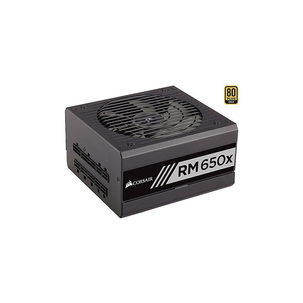 Corsair RMx Series RM650x V2 650 Watt Netzteil 80  Gold (modular) 140 mm Lüfter