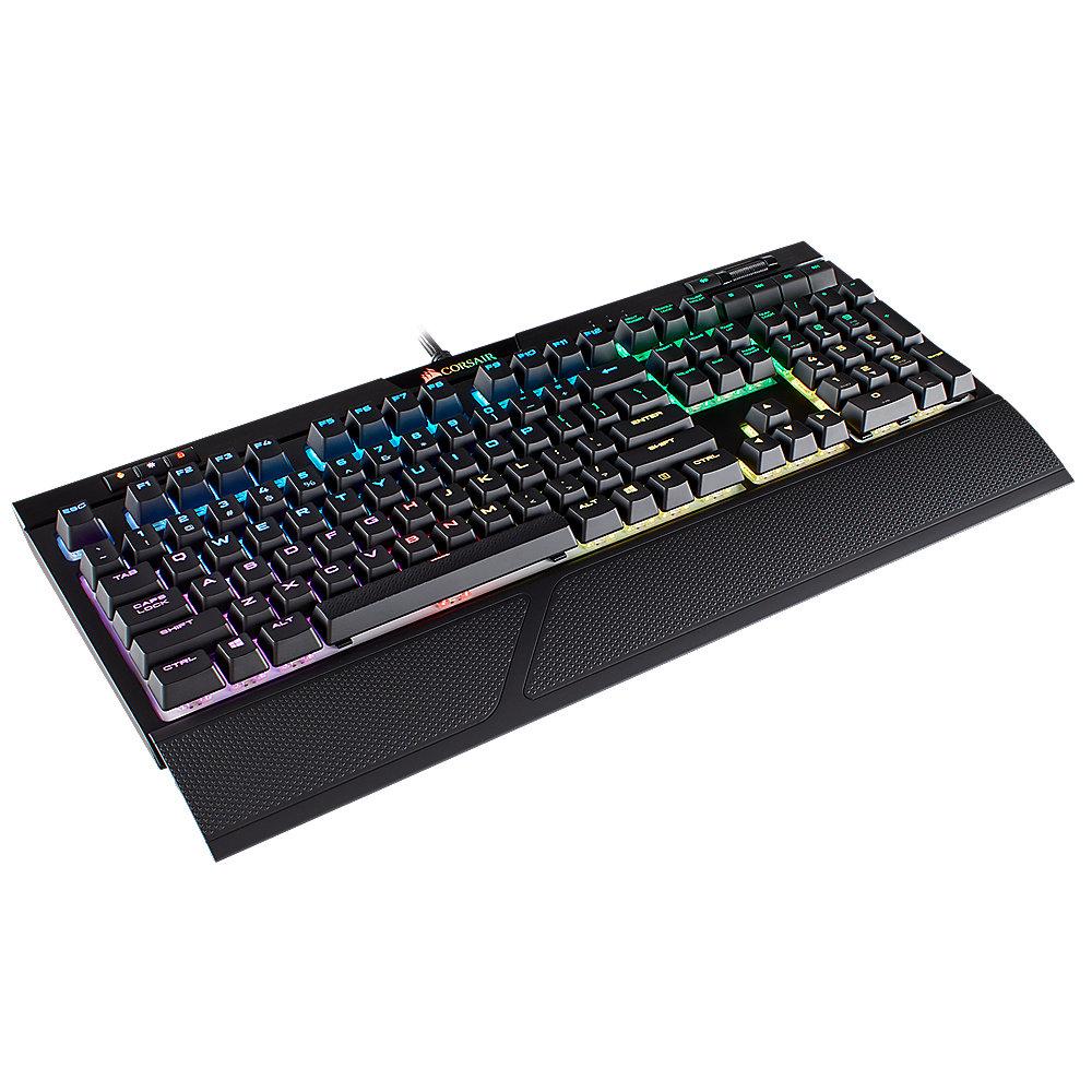 Corsair STRAFE RGB LED MK.2 mechanische Gaming Tastatur Cherry MX Silent schwarz, Corsair, STRAFE, RGB, LED, MK.2, mechanische, Gaming, Tastatur, Cherry, MX, Silent, schwarz
