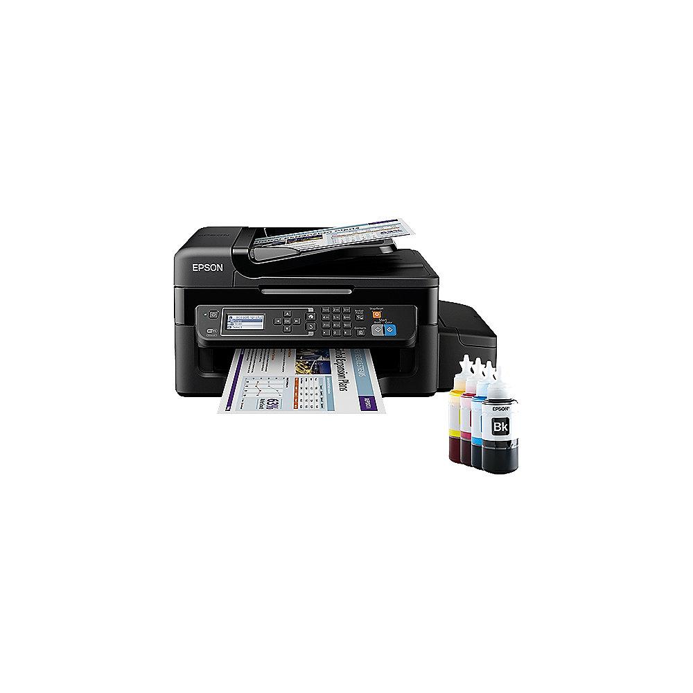 EPSON EcoTank ET-4500 Drucker Scanner Kopierer Fax WLAN   3 Jahre Garantie*