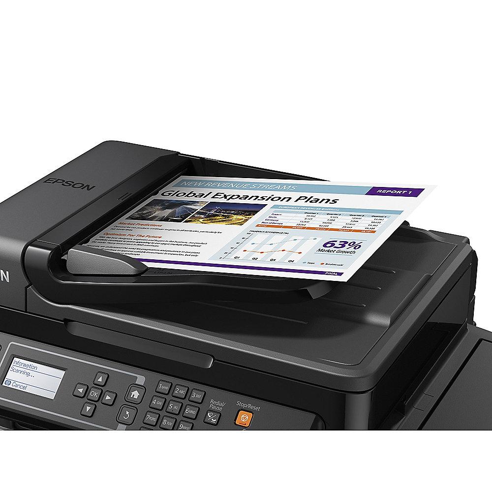 EPSON EcoTank ET-4500 Drucker Scanner Kopierer Fax WLAN   3 Jahre Garantie*