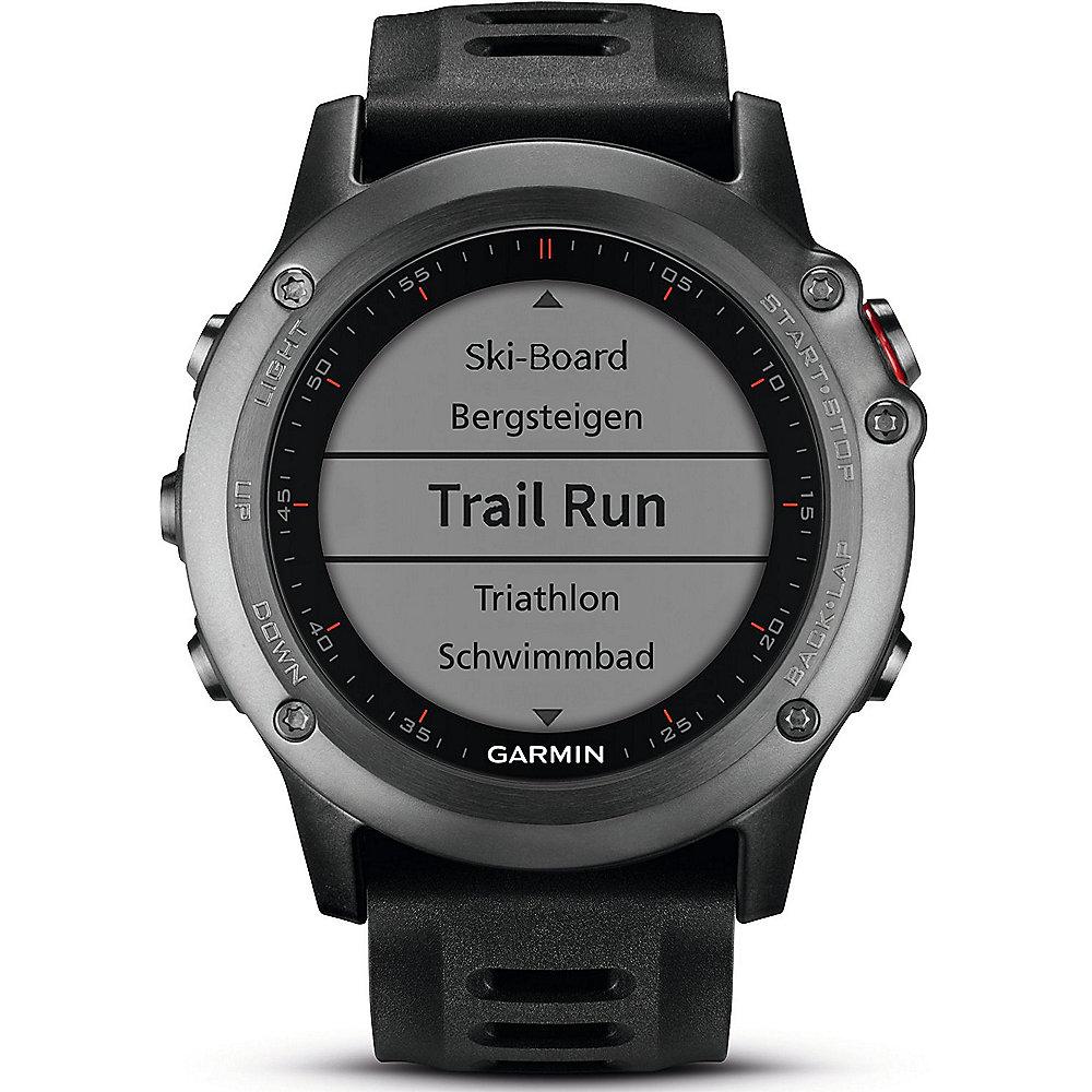 Garmin Fenix 3 Multisportuhr grau