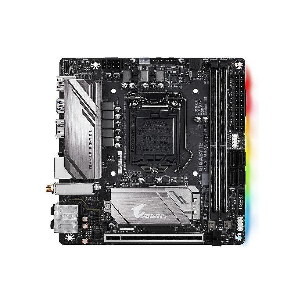 Gigabyte Z390 I AORUS PRO WIFI ITX Mainboard 1151 HDMI/DP/2xM.2/USB3.1(Typ C)