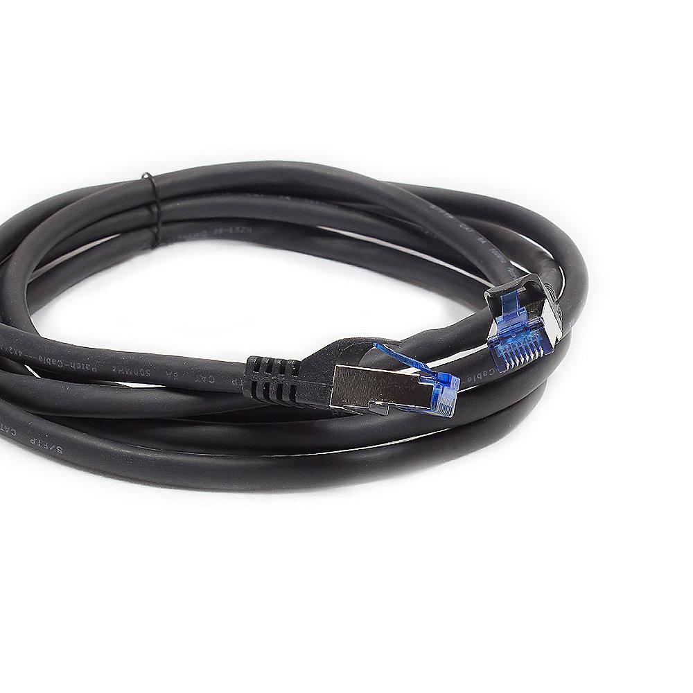 Good Connections 0,15m RNS Patchkabel SmartFLEX CAT6A S/FTP PiMF schwarz, Good, Connections, 0,15m, RNS, Patchkabel, SmartFLEX, CAT6A, S/FTP, PiMF, schwarz