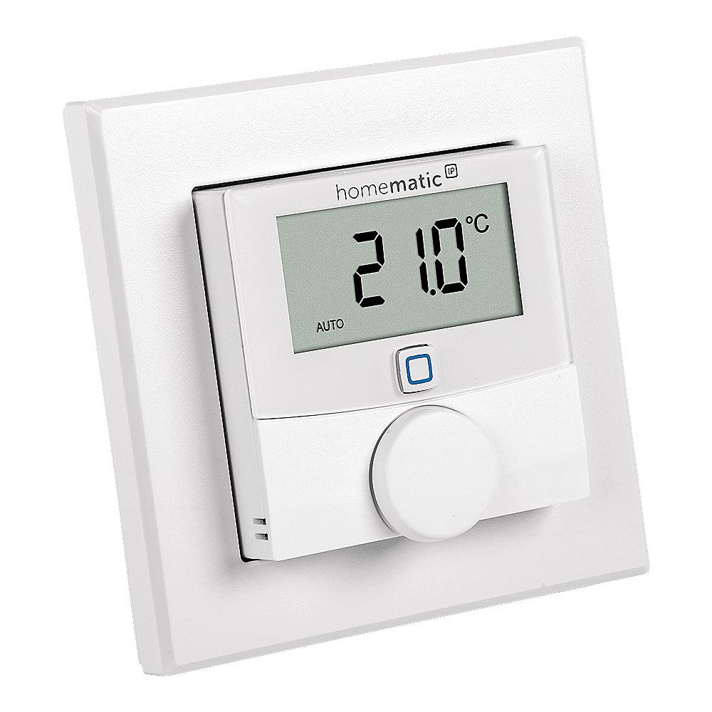 Homematic IP 3er Set Wandthermostat mit Luftfeuchtigkeitssensor HmIP-WTH-2