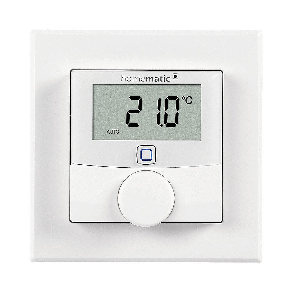 Homematic IP 3er Set Wandthermostat mit Luftfeuchtigkeitssensor HmIP-WTH-2