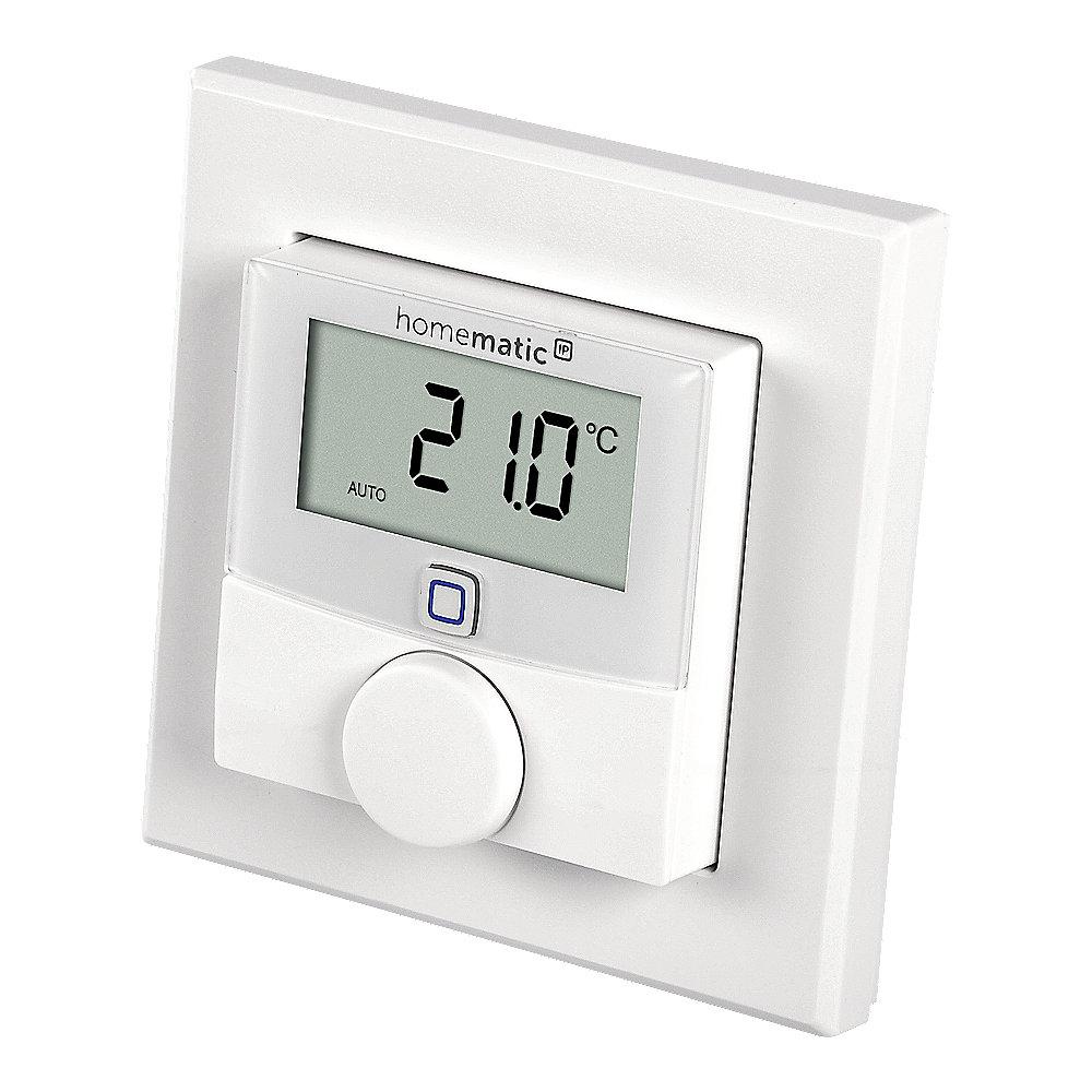 Homematic IP 3er Set Wandthermostat mit Luftfeuchtigkeitssensor HmIP-WTH-2