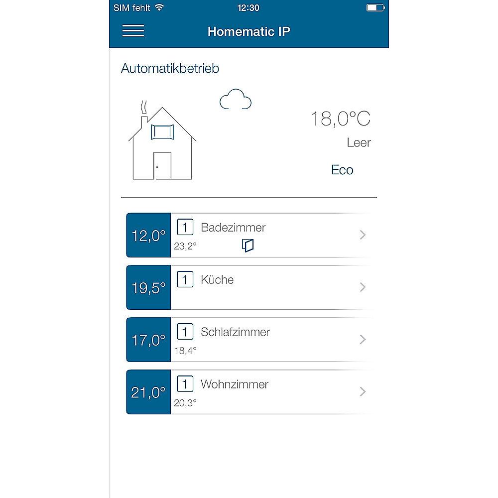 Homematic IP Sicherheitsset "Entspannt im Urlaub"