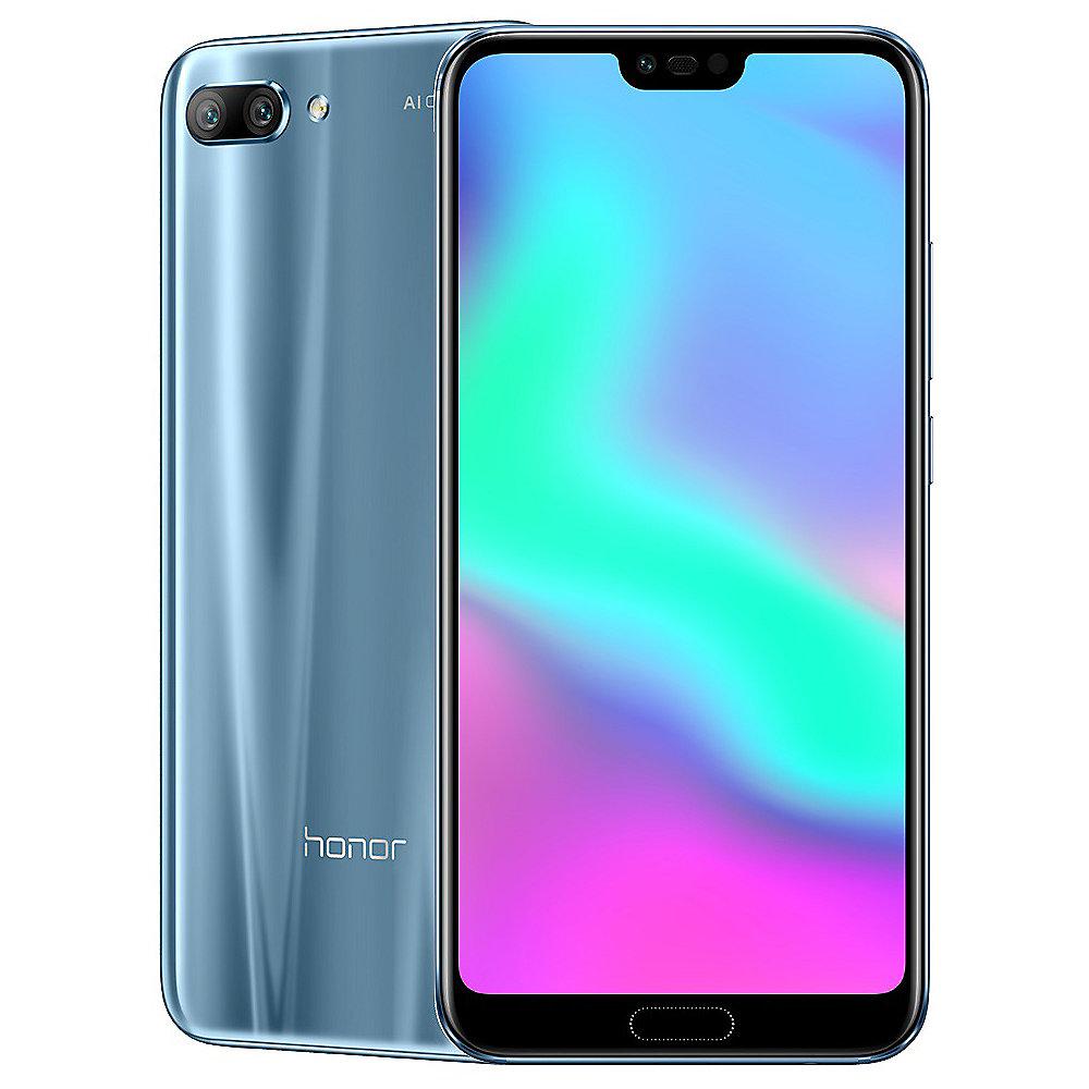 Honor 10 silber Dual-SIM Android 8.1 Smartphone mit Dual-Kamera, Honor, 10, silber, Dual-SIM, Android, 8.1, Smartphone, Dual-Kamera