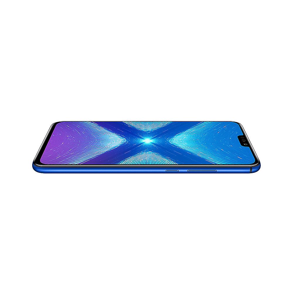 Honor 8X blue Android 8.1 Smartphone mit Dual-Kamera