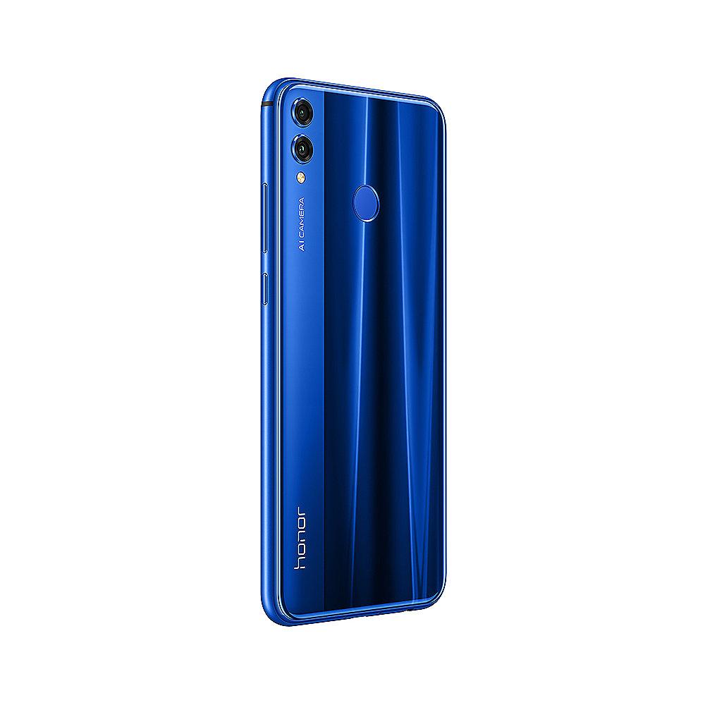 Honor 8X blue Android 8.1 Smartphone mit Dual-Kamera